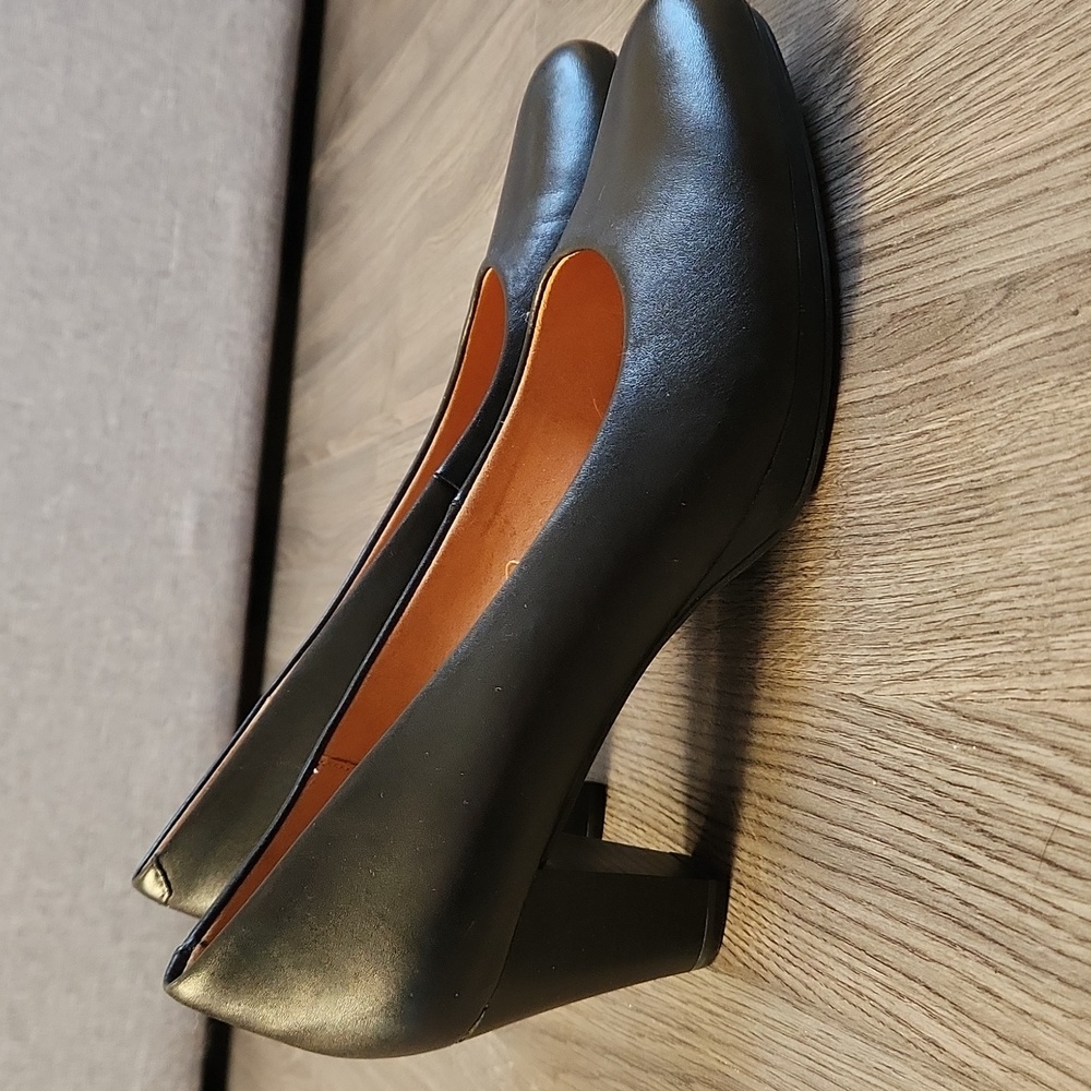 Caprice classic black leather pumps, size 39 - Picture 7 of 10
